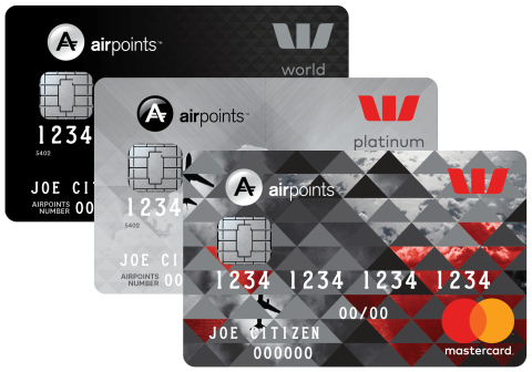Westpac Airpoints™ Mastercard® stacked
