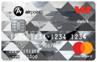 Westpac Airpoints debit Mastercard