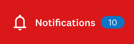 Notifications incon in W1B