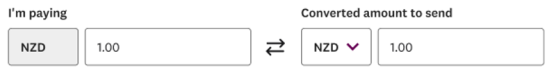 Exchange rate fields