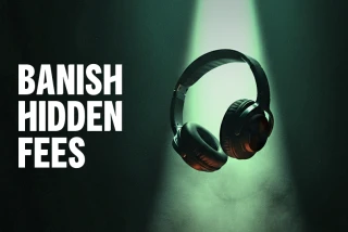 Focus lights on headphones