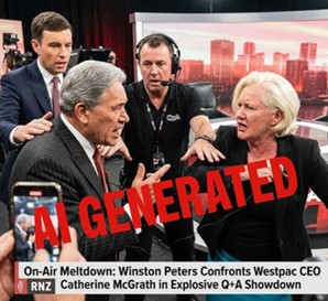 AI generated scam example