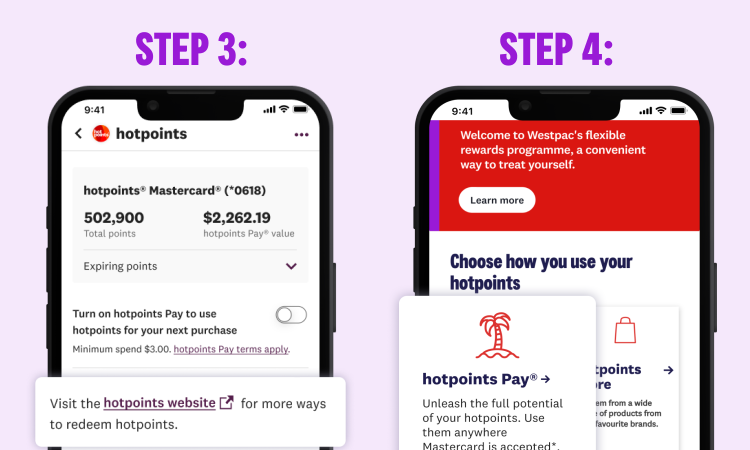 How do I use hotpoints Pay on past purchases?