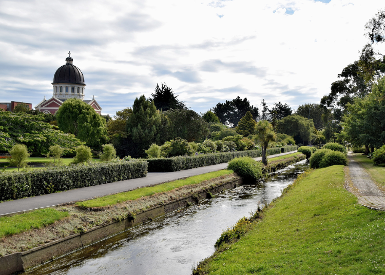 A landscape shot of central Invercargill