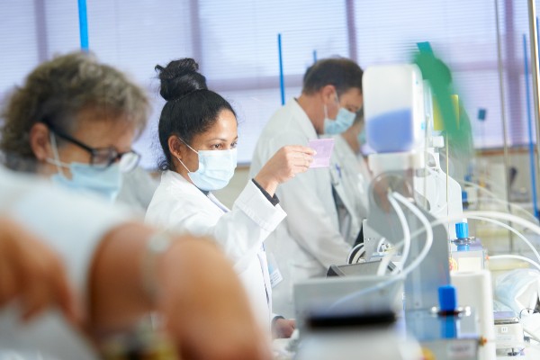 LIC Labs Photo of staff inside the LIC lab