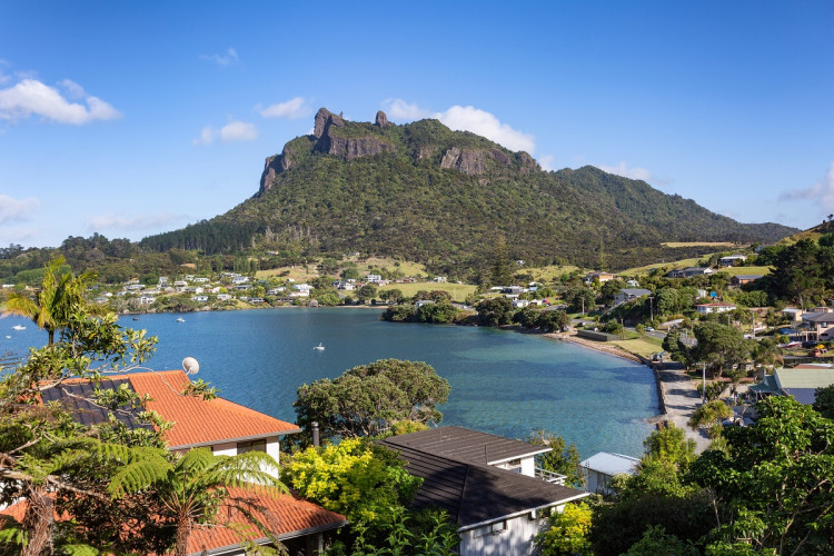 Mt Manaia rising above Whangārei Heads