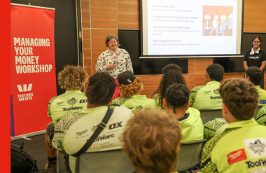 Students in a classroom