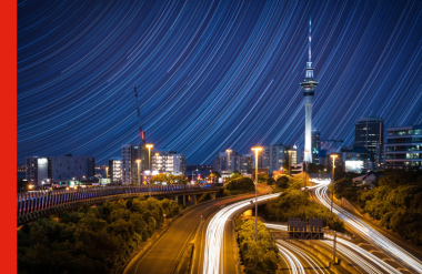 Auckland skyline timelapse Timelapse of Auckland skyline and Sky Tower at night