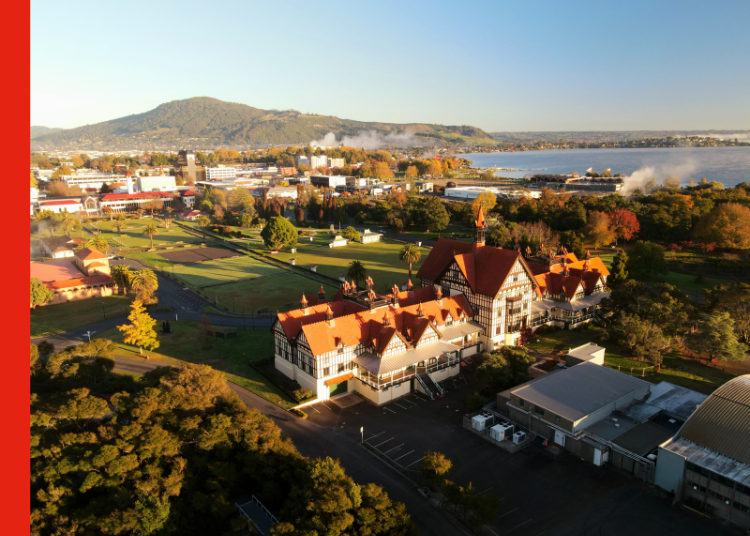 Rotorua Aerial view of Rotorua
