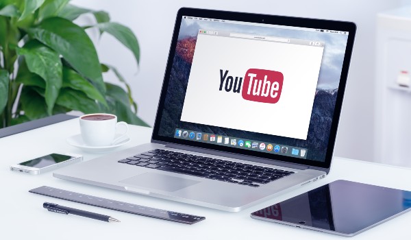 YouTube Photo of a laptop playing YouTube.