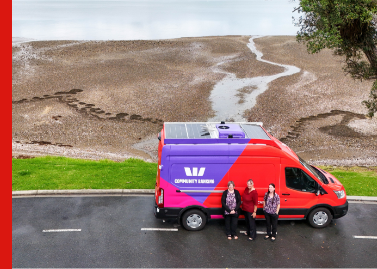 Community Banking van and staff